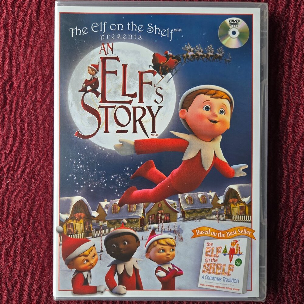 Elf on a Shelf An Elf's Story Movie on DVD (NWT) Songs and a Sweet Message Child